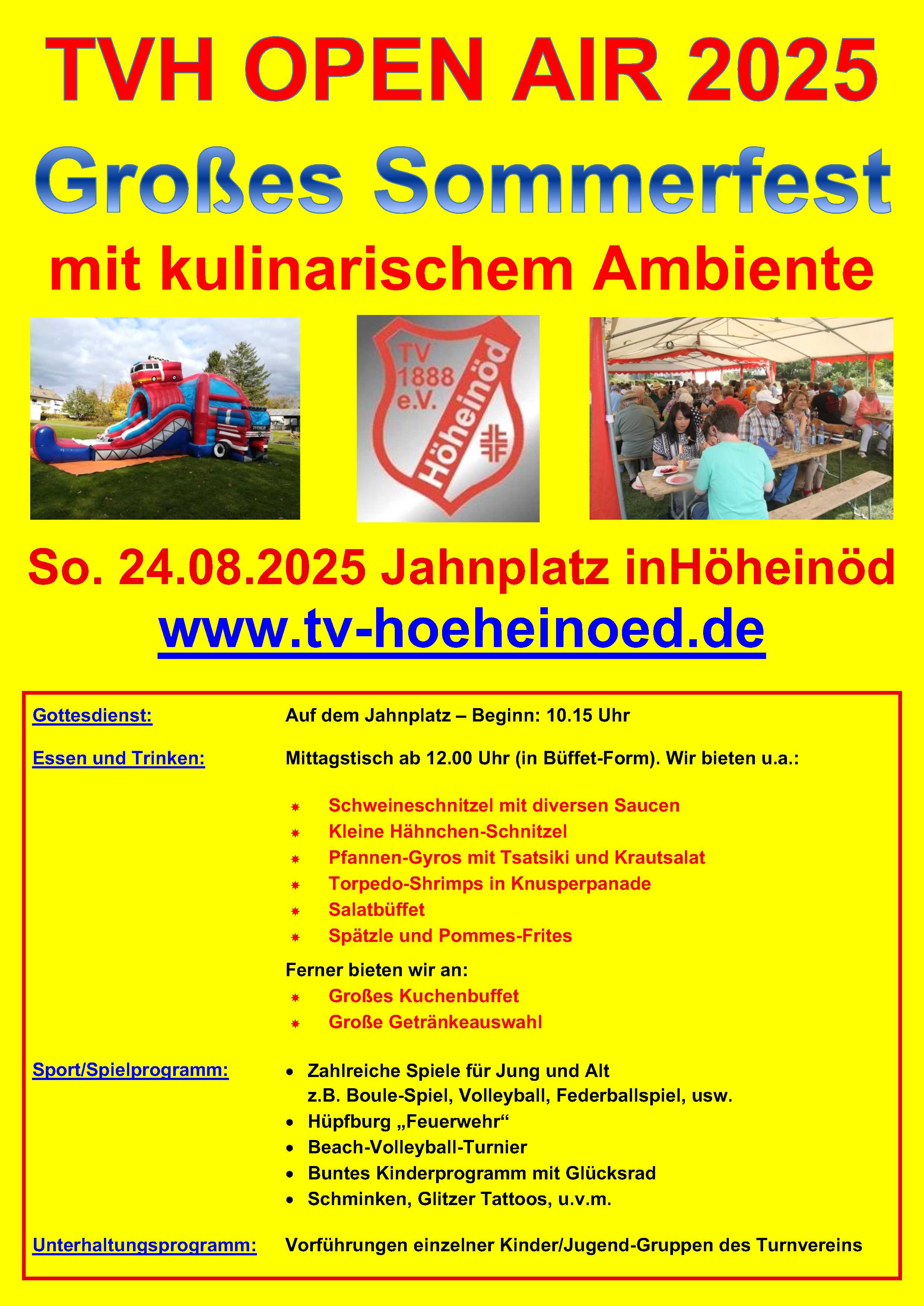 Flyer 2025 gelb Sonntag